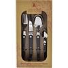 Laguiole Set di posate in carbonio da 16 pezzi