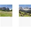 BRUNNEN Fontana 107034413 Calendario rueckwand paesaggio motivo montagne per giorno di abreissk Alender N. 13, 180 X 330 mm