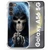 Cokitec Cover rinforzata per Samsung Galaxy A56 5G con teschio