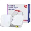 STRONG AV600 Kit Powerline, Ripetitore Powerline Ethernet HomePlug AV2, Plug & Play, Sicurezza One-Touch, Modalità Risparmio Energetico, Porte LAN 100Mbps (PL600M)