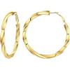 PROSTEEL 60MM Oro Orecchini Donna Orecchini a Cerchio Vuoto Orecchini Oversize Y2K Colonna di Torsione Pendolarismo Vacanza Festa Orecchini Combinazioni di Impilamento
