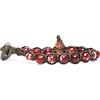 TAMASHII BRACCIALE 1 GIRO CON PIETRE AGATA ROSSO STRIATA 6 MM BHS601-213