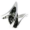 SilverAmber Jewellery Moderno Anello in Argento Sterling 925 con Ambra Baltica GL402, Taglia Unica, Argento Sterling, Ambra