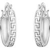 SOFIA MILANI - Orecchini da Donna in Argento 925 - Creoli a Ornamento Labirinto - E3021