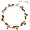 Copal Bracciale In Argento Sterling Con Ambra Autentica Per Donne Raffinate
