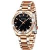 CIVO Orologio Donna Design Cristallo: Quadrante Cielo Stellato Orologi da Polso -Elegante Impermeabile Cinturino Acciaio Donna per Regalo