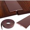 AnkekolyStar Profilo di transizione autoadesivo, profilo a T, modanature per pavimenti, modanature decorative e modanature di transizione per porte e pavimenti di collegamento di piastrelle in laminato