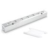 GASHER 1pezzi Alluminio 7 vie 9 porte Manifold pneumatico Blocco di distribuzione aria Splitter 1/4 porta di uscita 1/2 porta di alimentazione