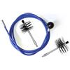 IL INDUSTRIA DI LEIVI ULTRABRUSH B | Kit pulizia canna fumaria stufa a Pellet. 2 Scovoli Spazzacamino. Compatibile con ogni tipo di canna fumaria. Filo d'acciaio rivestito ultra robusto e scorrevole. (3 metri)