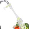 Hapivida Prolunga per rubinetto regolabile a prova di schizzi, tubo flessibile per rubinetto da cucina a risparmio idrico, prolunga per cucina(Verde 18 cm)