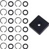 Gosknor 12 Set Clip per Anello di Ritegno a Impatto 1/2, Anelli Frizione per Impatto con O-ring Strumento di Installazione Incudine Chiave a Elettrica e Pneumatica