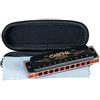 Cascha Professional Harmonica Re Maggiore Blues Harmonica Diatonica A 10 Fori Per Principianti E Adulti Con Borsa E Panno Per La Pulizia