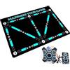 XdealCozyxc 60x90cm Tappeto per Allenamento Calcio e Competenze, Tappeto per Maestria con la Palla da Calcio