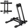 ROCKBROS Parcheggio Bici, Supporto per Ruota, Cavalletto Interno Pieghevole, Porta Biciclette da Terra, Portabiciclette per MTB 24/26/27.5 Bici da Corsa 700C