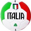 CUCUBA Pallone da Calcio Italia da Allenamento o Partita Colore Verde Bianco Rosso Scudetto Tricolore Taglia 5 Regolamentare