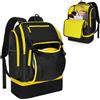 DSLEAF Borsa da pallavolo con portapalla esterno, zaino da pallavolo con scomparto separato per le scarpe, tasche multiple e tracolla regolabile per calcio, basket e palestra