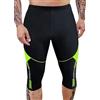FEOYA Jammer - Costume da bagno da uomo, ad asciugatura rapida, costume da bagno a pantaloncini, da spiaggia, surf, fitness, allenamento, Verde fluorescente, M