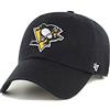 47 Brand Unisex - Adulto Clean Up cap Berretto da Baseball Not Applicable, Nero (Black/Penguin Black/Penguin), Taglia Unica