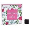 crigema AROMAFUME - Mattoncini di Incenso - 9 Mattoni per confezione - Incenso Naturale al 100% (SALVIA BIANCA E ROSA)