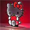 Get Trend Hello Kitty Sanrio 3D Luce LED, Kawaii Specchio Infinito USB Collegare Lampada Anime, Decorazione Della Stanza e Casa, Regali per Lei (Multi Hello Kitty)