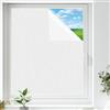 shinfly Opaca Pellicola per Vetri Finestre Privacy, Pellicola Adesiva per Vetri Elettrostatica 44.5x200cm, Protettiva anti-UV, Window Film Adatto per Ufficio Bagno Camera da Letto Soggiorno Cucina