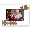 Instant Project Cornice Nonna Foto 10 x 15 | Portafoto Bianco con Cuori in legno per Festeggiare la Nonna Bianca Regalo Festa dei Nonni, Natale e Compleanno Nonne