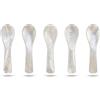 Gewene Set Di 2 Cucchiaini Da Caviale In Madreperla MOP - Fatto A Mano 11 Cm - Posate Eleganti Per Uova Di Pesce E Spezie - 3