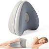 Dioxide Cuscino per Gambe, Cuscino Gambe per Dormire (Grigio Scuro) | Dormitori Laterali con Memory Foam, Cuscino per Ginocchia per Fianchi per Gambe, Ginocchia, Anche, Schiena e Gravidanza