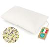 Dream Materassi Dream Cuscino 100% Fiocco di Memory Foam Alta Densità alto 15 cm - Cuscino per Dormire con Federa Ipoallergenica Trapuntata Traspirante - Guanciale letto Cervicale e Supporto Lombare Made in Italy