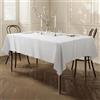 Home Direct Tovaglia da tavola, in poliestere, rettangolare 150x250cm Bianca