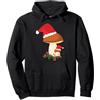 Natale Funghi Porcini Funghi Porcini Divertente Natale Fungaiolo Felpa con Cappuccio