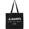 AllSaints Underground Tote, Nero/Gesso, Nero/Gesso, Taglia unica, Borsa sotterranea