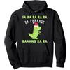 Rawer dinosaur funny cute graphic design Fa ra rawer spassoso design grafico Felpa con Cappuccio