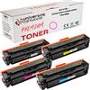 universo cartuccia® CF4110X-1-2-3 CRG046H KIT 4 Toner Color universale compatibile con HP CF-410x-1-2-3 & con CANON CRG-046H (KIT 4 TONER COL)