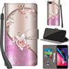 PHINIENLAND Cover per iPhone 7/8 / iPhone SE PU Pelle Custodia Flip Rosa | Custodia in pelle PU, Chiusura magnetica, Supporto regolabile, Scomparti schede, Protezione totale per iPhone SE2 / SE3