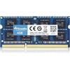 Wlizedle 4GB DDR3 /DDR3L Laptop Memoria RAM 1600MHz CL11 SO-DIMM Modulo di Memoria PC3-12800 /PC3L-12800 204-Pin 1.35V /1.5V Notebook Memory per Computer Portatile, Blu