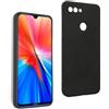 REY Cover in Gel TPU Nera per XIAOMI Mi 8X - Mi 8 Lite, Ultra Sottile 0,33 mm, Morbido Flessibile, Custodia Silicone