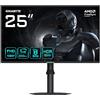 Gigabyte G25F2 Monitor Gaming 24,5 FHD - 1920 x 1080, 200Hz, 1ms, 300 cd/m², DisplayHDR 10, HDMI 2.0, DisplayPort 1.4