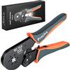Preciva Pinza Crimpatrice, Preciva 0.08-16 mm² Pinza per crimpatrice Strumento per crimpare esagonale per l'industria, fai da te