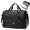 SEAFEW Borsone da Viaggio,Bagaglio a Mano 45x36x20 Easyjet Borsa da Viaggio con Scomparto per le Scarpe, Borsa da Cabina Easyjet Borsa Sportiva Borsone da Palestra da Weekend,M02-Nero