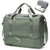 SEAFEW Borsone da Viaggio,Bagaglio a Mano 40x30x20 Ryanair Borsa da Viaggio con Scomparto per le Scarpe,Borsa da Cabina Ryanair 40x30x20 Borsa Sportiva Borsone da Palestra da Weekend,M1-Verde militare