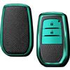 KUNIO Custodia per chiave adatta per Toyota Yaris Cross Yaris Hybrid Rav4 Aygo GR 2020 2021 2022 2023 protezione chiave TPU cover portachiavi