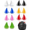 Thapncow 14 Caschi orecchie,Decorazione per Casco da Moto Corno Diavolo con Ventosa, carina piccola corna del diavolo per caschi impermeabile, Corna per Casco Moto per Bambini e Adulti