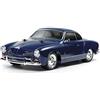 TAMIYA Volkswagen 58677 Volkswagen 1:10 VW Karmann GHIA (M-06L) Auto telecomandata, Veicolo RC, Modellismo, Kit di montaggio, Tempo libero, Fai da te, Blu