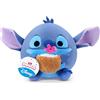 Snackles Disney 8-inch Plush (Stitch & Coconut Water) by ZURU - Peluche ultra-morbido con accessorio snack, peluche collezionabile per bambini, adolescenti e fan Disney