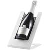 argentoè Gelette Raffredda Bottiglie Vino - Portabottiglie Refrigerante e Glacette Termica da Tavolo - Espositore per Spumanti e Champagne Senza Ghiaccio - Design Made in Italy (Bianco)