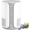 Avamia - Purificatore d'aria per camera da letto, filtro HEPA H13 con diffusore di aromaterapia, 3 modalità di velocità, purificatore d'aria silenzioso a 22dB per fumo, polline, peli di animali
