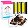 NineLeaf 1PK Compatibile per Canon Selphy CP1300 CP1500 CP1200 CP1000 CP910 CP820 KP-108IN 3115B001(AA) cartoline per carta fotografica Canon Selphy, 3 cartucce+108 carta fotografica (10 x 15 cm)