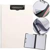 HAIYUU Portablocco A4, HAIYUU Cartelline Portadocumenti con Copertina Raccoglitore in Plastica Foldover Clip Boards Cartelline Porta Documenti Faldone Portablocco A4 per Scuola Industria Ufficio