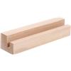 Angoily Supporto in legno per calendario da tavolo e foto, stabile base in legno con fessura, memo multifunzione e porta carte di credito per decorazione da scrivania e accessori da ufficio
